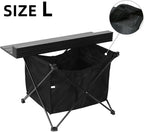 ROCK CLOUD Portable Camping Table Ultralight Aluminum Camp Table with Storage Bag Folding Beach Table for Camping Hiking Backpacking Outdoor Picnic, Size L