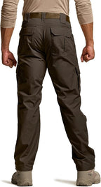 CQR Men's Tactical Pants, Water Resistant Ripstop Cargo Pants, Lightweight EDC Work Hiking Pants, Outdoor Apparel