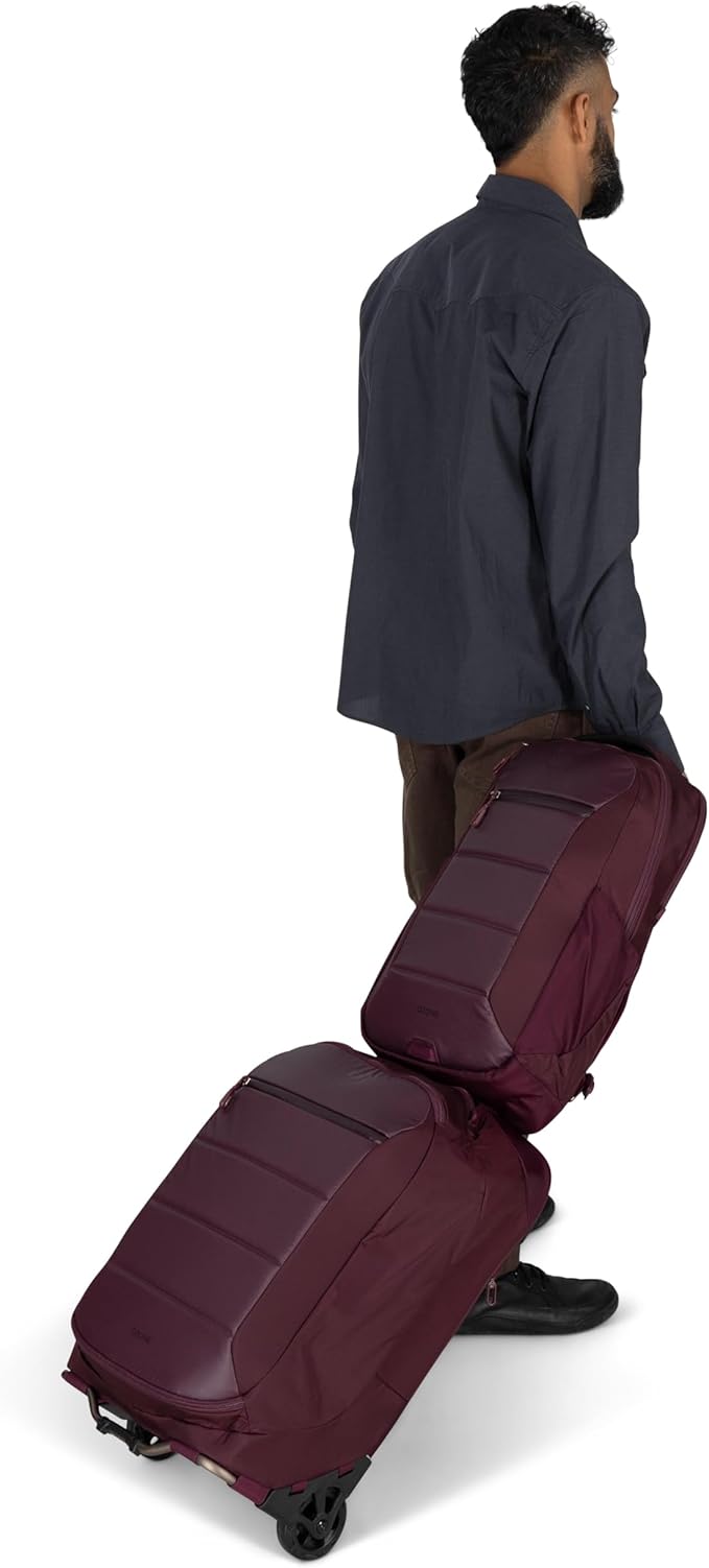 Osprey Ozone Laptop Backpack with Ventilated AirScape™ Backpanel - Lightweight Travel Backpack with 16” Laptop Sleeve - Carry-On Compatible Travel Bag for Men and Women, Black