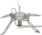 Fire-Maple Blade 2 Portable Propane Camping and Backpacking Stove Ultra Light | Titanium Hiking Stoves with pre-heat tube | Mini Portable Isobutane