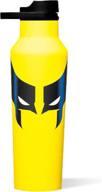 Corkcicle Sport Canteen - Keeps Beverages Cold 25 Hours - Triple Insulated Stainless Steel - Screw-On Lid - Reusable Bottle - Summer Drinkware Gift - Keeps Drinks Ice Cold - 20 oz - Wolverine