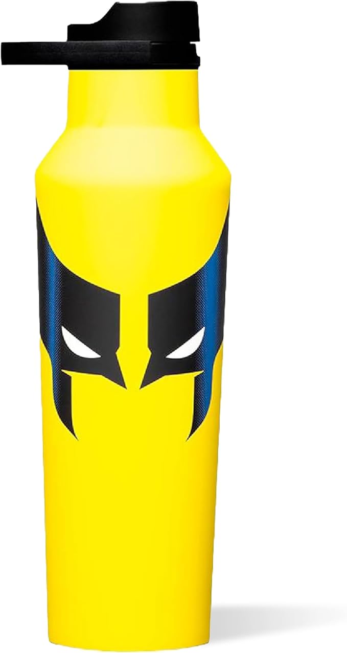 Corkcicle Sport Canteen - Keeps Beverages Cold 25 Hours - Triple Insulated Stainless Steel - Screw-On Lid - Reusable Bottle - Summer Drinkware Gift - Keeps Drinks Ice Cold - 20 oz - Wolverine