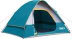 Camping Tent 4 Person, Waterproof Windproof Tent with Rainfly Easy Set up-Portable Dome Tents for Camping