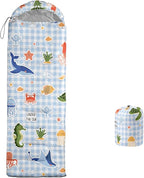 Sleeping Bags for Adults Kids,Backpacking Camping Sleeping Bag for Girls Boys Lightweight Waterproof Cold/Warm Weather Sleeping Bag for All Season