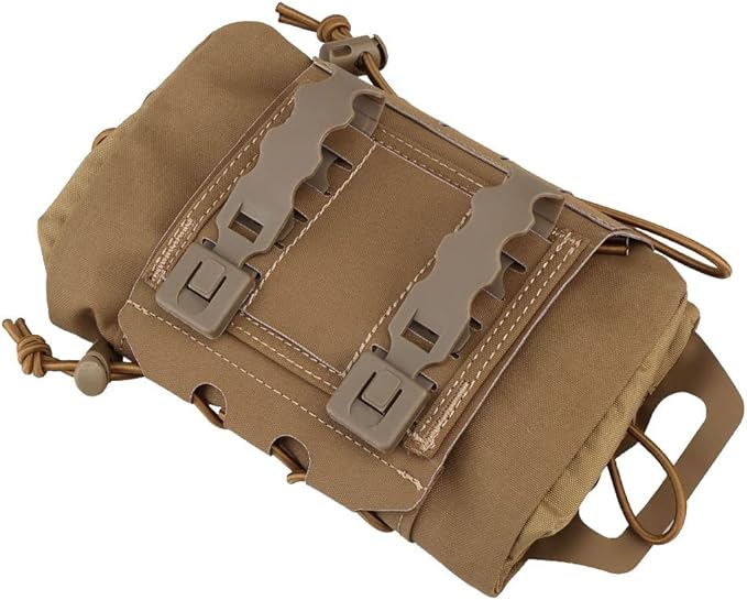 SABADO Rapid/Quick Deploy First Aid Kit Pack Tactical IFAK Pouch Two-Piece System Med Roll Carrier Hypalon Handle Outdoor Sport Hunting Bag