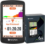 Bryton Rider S810 3.5 Inch Color Touchscreen GPS Bike/Cycling Computer, 50H Battery Life, Offline Maps & Navigation, Advanced Climb Challenge 2.0, Live Tracking (Rider S810E (Device Only))