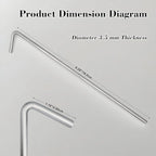 18 Pack 6.5 Inch Metal Tent Stakes Heavy Duty Ground Pegs for Camping, Canopy, Christmas Decor & Gardening, Non-Rust Outdoor Tent Accessories Camping Essentials