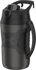 Under Armour Half Gallon Water Bottle Insulated, 64oz Insulated Water Bottle with Handle, Sports Water Jug, Fence Hook, Leak Resistant, for Baseball, Football & More