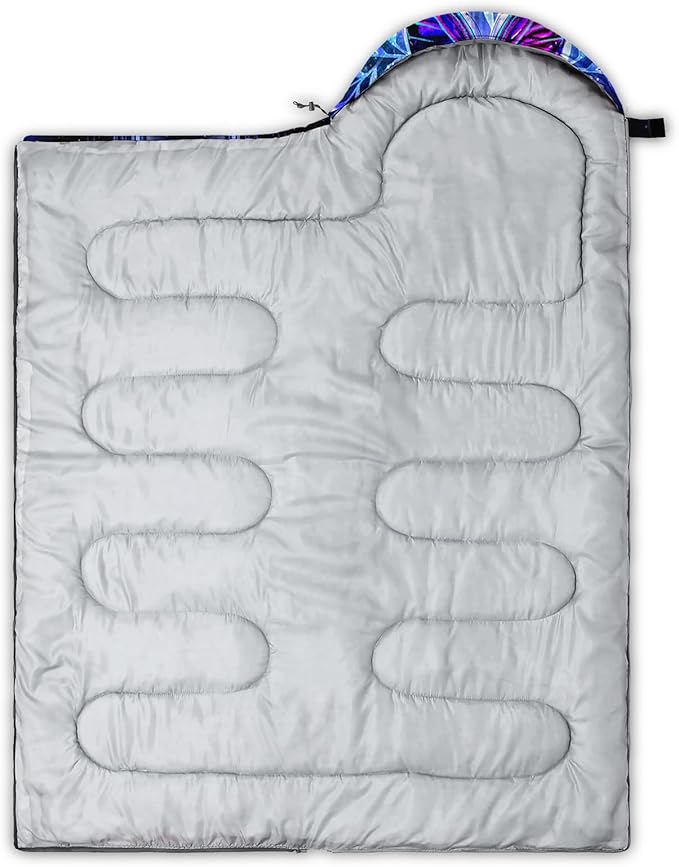 AILONEN Outer Space Astronaut Camping Sleeping Bags,Lightweight & Waterproof,3 Season Warm & Cool Weather,Cartoon Sleeping Bags for Kids,Boys Girls Travelling,Outdoors