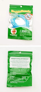 60 Pack Mosquito Repellent Bracelets, Individually Wrapped Wristbands, DEET Free, Natural and Waterproof Bands, Camping Travel Essentials (60 Count (Pack of 1))