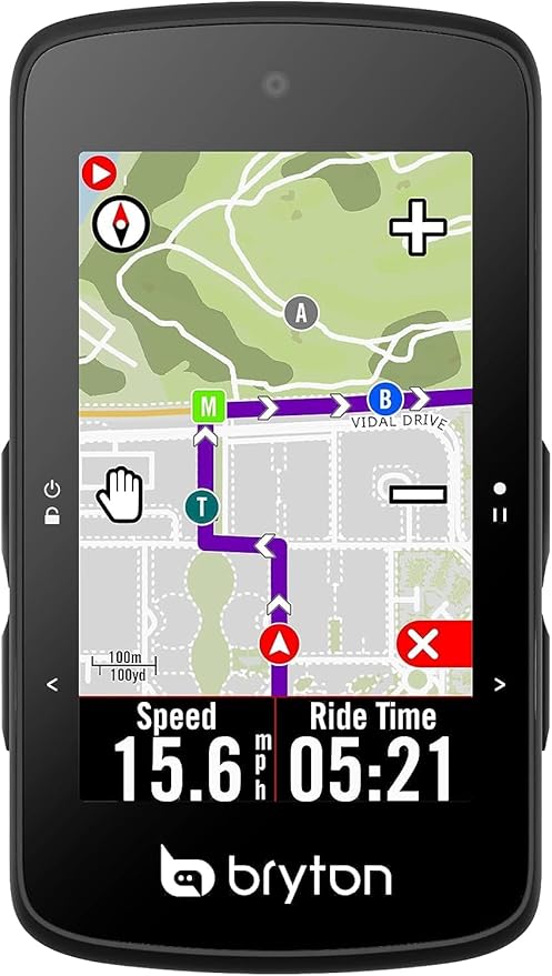 Bryton Rider 750SE 2.8 Inch Color LCD Touchscreen GPS Bike/Cycling Computer Offline USA Map, Compatible with Bike Radar, 40hrs Long Battery Life, Navigation with Turn-by Turn Follow Track Waterproof