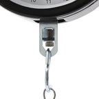 Double-Sided Dial Hanging Scale,22LBS Mechanical Hanging Scale,Commercial Circular Hanging Scale with Chain for Deli,Restaurants,Supermarkets,Grocery Stores (Black)