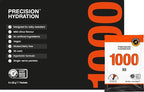 Precision Hydration Electrolyte Powder - No Artificial Ingredients, Multi Strength Hydration Packets - Individual Waterproof Servings - Gluten/Dairy Free, 1 Box (8 Packets, 1000mg/L-Orange)