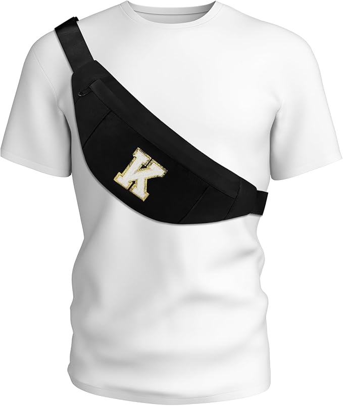 MAXTOP Large Crossbody Fanny Pack with 4-Zipper Pockets,Gifts for Enjoy Sports Festival Workout Traveling Running Casual Hands-Free Wallets Waist Pack Phone Bag Carrying All Phones