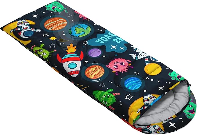 Sleeping Bags for Adults Kids,Backpacking Camping Sleeping Bag for Girls Boys Lightweight Waterproof Cold/Warm Weather Sleeping Bag for All Season