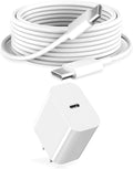 iPad Chrager Fast Charging for iPad Pro Air Mini A17 A16 10th iPhone 16 16e 15, Type C Chrager 20W Fast Charging Block Plug & 6ft USB C to C Cable, 1Pack White