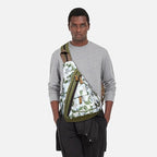 KL928 Canvas Sling Bag - Small Crossbody Backpack Shoulder Casual Daypack Rucksack for Men Women(Large Version)