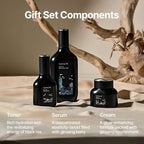 Pyunkang Yul PKY Black Tea Line Gift Box Set, Deep Nurishment for Anti-aging, Rich Moisture Toner, Revitalizing Serum & Condensed Nourishing Cream, Zero-Irritation, Korean Skincare (3-item set)