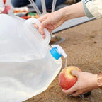 INNO STAGE 2 PACK Collapsible Water Container 5.3 Gallon with Spigot, Camping Water Storage Carrier Jug for Outdoors Hiking, Foldable Portable Water Canteen