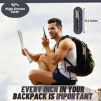 Walking Sticks for Men & Women - 14.5" Foldable Hiking Poles for Backpacking, Exercising and Traveling, Set of 2 Aluminum Nordic Collapsible Trekking Poles