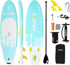 Inflatable Stand-Up Paddle Boards – Available 32"/33"/34" Widths Inflatable Paddle Board with SUP Accessories, Camera Mount, Basic All-Around SUP Board for All Skill Levels, Up to 450lbs