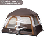 CAMEL CROWN 4/6 Person Tent Waterproof Lightweight Portable Backpacking Tent for Outdoor Camping Hiking