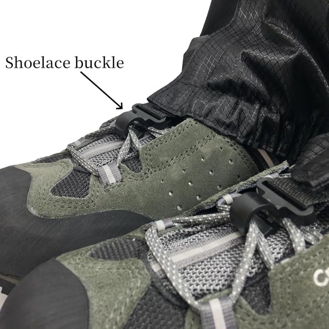 Waterproof Gaiters,Hiking Gaiters,Lightweight Adjustable Leg Gaiters for Men Women,Available in All Seasons,Hiking,Skiing,Mountain Climbing,etc.