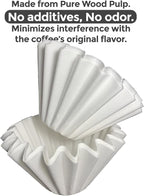 AGOGO Compact Portable Pour Over Coffee Maker Set - Easy Cleaning 304 Stainless Steel Dripper Set for Camping & 50 Filters Paper & Cleaning Rag (Silvery, 600ml)