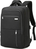 DUSLANG 15.6 Inch Laptop Backpack for Travel Water Resistant College Book bag for Men Women Laptop Bag with USB Charging Port Business Backpack,Black