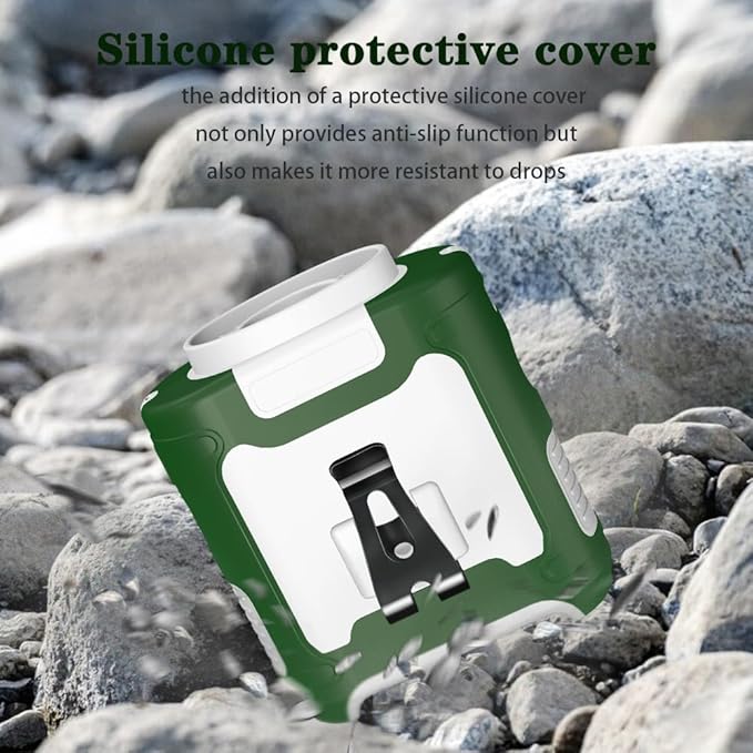 16000mAh Personal Waist Fan Portable Rechargeable Wearable Hand Free, 6-40hours Wearable Cooler for Traveling Working Outdoor Office (Green and White)