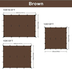 KALINCO Tent Tarp, Picnic Mat Camping Tarp Tent Hammock Tarp, pu Waterproof Camping tarp Tent Rain Fly Picnic Mat Survival Shelter Sunshade