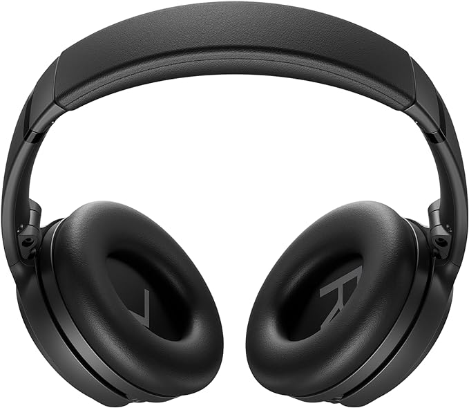 Bose QuietComfort Wireless Noise Cancelling Headphones, Bluetooth Over Ear Headphones with Up to 24 Hours of Battery Life, Black (Renewed)