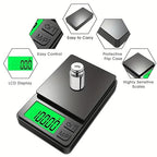 Travel Luggage Weight Scale - 4pcs Digital Pocket Scale 1000g/0.1g with Backlight LCD, Mini Handheld Scale for Food & Jewelry - Precision Measuring Tool (1 0.01g 500g)