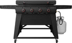 Camp Chef Gridiron 36 - Outdoor Griddle Grill with Flamethrower Ignition & Hidden Grease Catcher - Premium Flat Top Grill for Outdoor Cooking