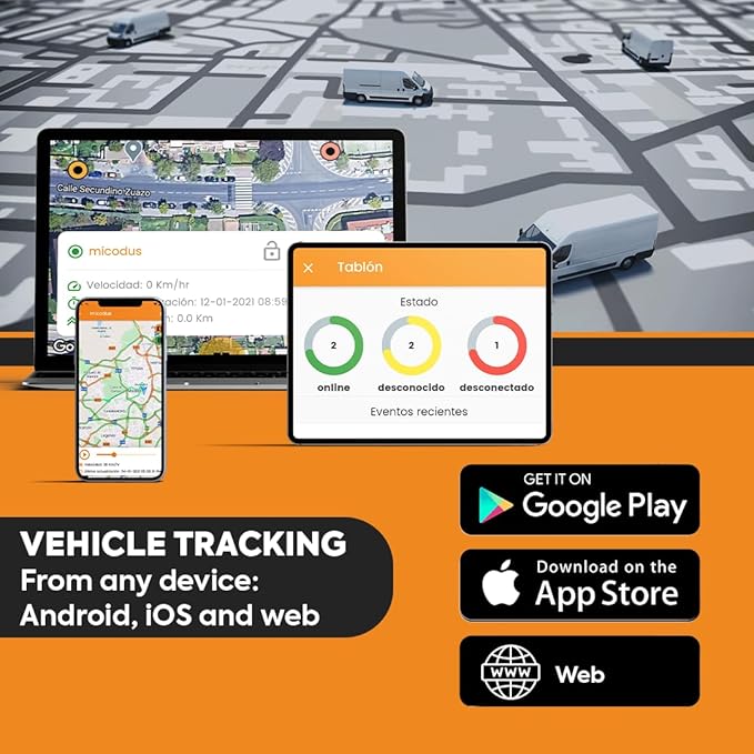 findCar-OBD-4G - GPS Tracker for Vehicles: Car, Motorcycle and Truck with Built-in SIM, Plug-and-Play Connection, Vehicle Tracking with App, Anti-Theft, Speed Alert. Low-Cost Subscription Plans