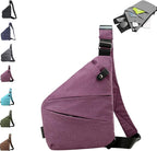 Anti Theft Travel Bag,Anti Theft Crossbody Bag, Sling Bag Travel Crossbody Bag for Women Men