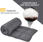 KingCamp Ultralight Camping Blanket, Packable Down Alternative Puffy Wearable Blankets Weatherproof Warm Package Quilt with Snap Buttons for Outdoor Hiking Travel Picnic Stadium (69" x 53", CHARCOAL)