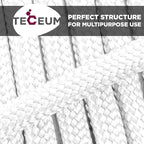 TECEUM 5/32" Paracord Rope 1000 – 1000ft / 200ft / 100ft / 50ft – Tactical Parachute Cord 4mm – 45+ Colors – Nylon String for Survival & Camping Gear – Stripe Cord for Survival – Utility Rope
