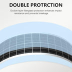 XINPUGUANG 12 Volts 50 Watts Flexible Solar Panel monocrystalline Portable Charger Power 12V Battery for RV car Boat Cabin Home (50w)