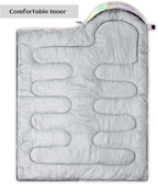 Sleeping Bags for Adults Youth Kids,3D Printing Camping Sleeping Bag for Girls Boys Lightweight Waterproof Cold/Warm Weather Sleeping Bag for 3 Seasons