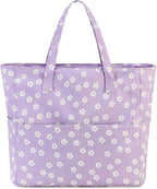 Bluboon Waterproof Beach Tote Pool Bags for Women Ladies Extra Large Carry On Bag With Wet Compartment for Weekender Travel