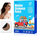 Motion Sickness Patches (28 Count) for Car and Boat Rides, Ships, Cruise and Airplane & Other Forms of Transport - Travel Essentials