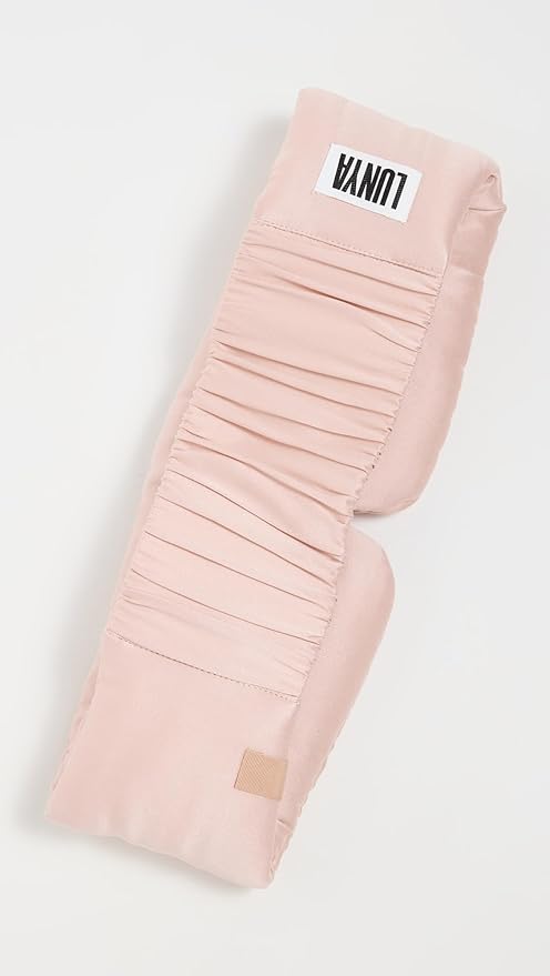 Lunya Women's Washable Silk Eye Mask, Delicate Pink, Small