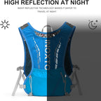 INOXTO Hydration Vest Backpack,Lightweight Water Running Vest Pack with 1.5L Water Bladder Bag Daypack for Hiking Trail Running Cycling Race Marathon for Women Men