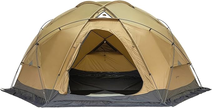 POMOLY Dome Tent Camping Hot Tent, Dome X4 Portable 4 Season Freestanding Tent for 1-2 Person Backpacking, Hiking, Hunting (with a Fireproof Ground Sheet)