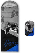 AILONEN Outer Space Astronaut Camping Sleeping Bags,Lightweight & Waterproof,3 Season Warm & Cool Weather,Cartoon Sleeping Bags for Kids,Boys Girls Travelling,Outdoors