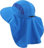 Home Prefer UPF 50+ Sun Hats for Men Women Wide Brim Fishing Hat with Neck Flap UV Protection Sunblock Safari Bucket Hat