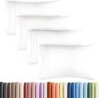 Pillowcases - Ultra Soft Hotel Quality Pillowcase Covers - Comfy, Cozy & Wrinkle Free - Shrinkage and Fade Resistant - Machine Washable Pillow Protectors, (Queen, Antique White, 4 Piece Set)