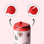 BOTTLE BOTTLE Insulated Water Bottle 24oz with Straw Lid and Handle for Sports Travel Gym Stainless Steel Water Bottles Double-Wall Vacuum Metal Leak Proof BPA-Free