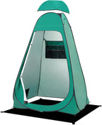 BRIAN & DANY Pop Up Shower Tent, Portable Privacy Camping Changing Tent, Camp Toilet Bathroom Pod with Rain Shelter & Windows, UPF 50+ & Waterproof, 47.2" x 47.2" x 74.8"